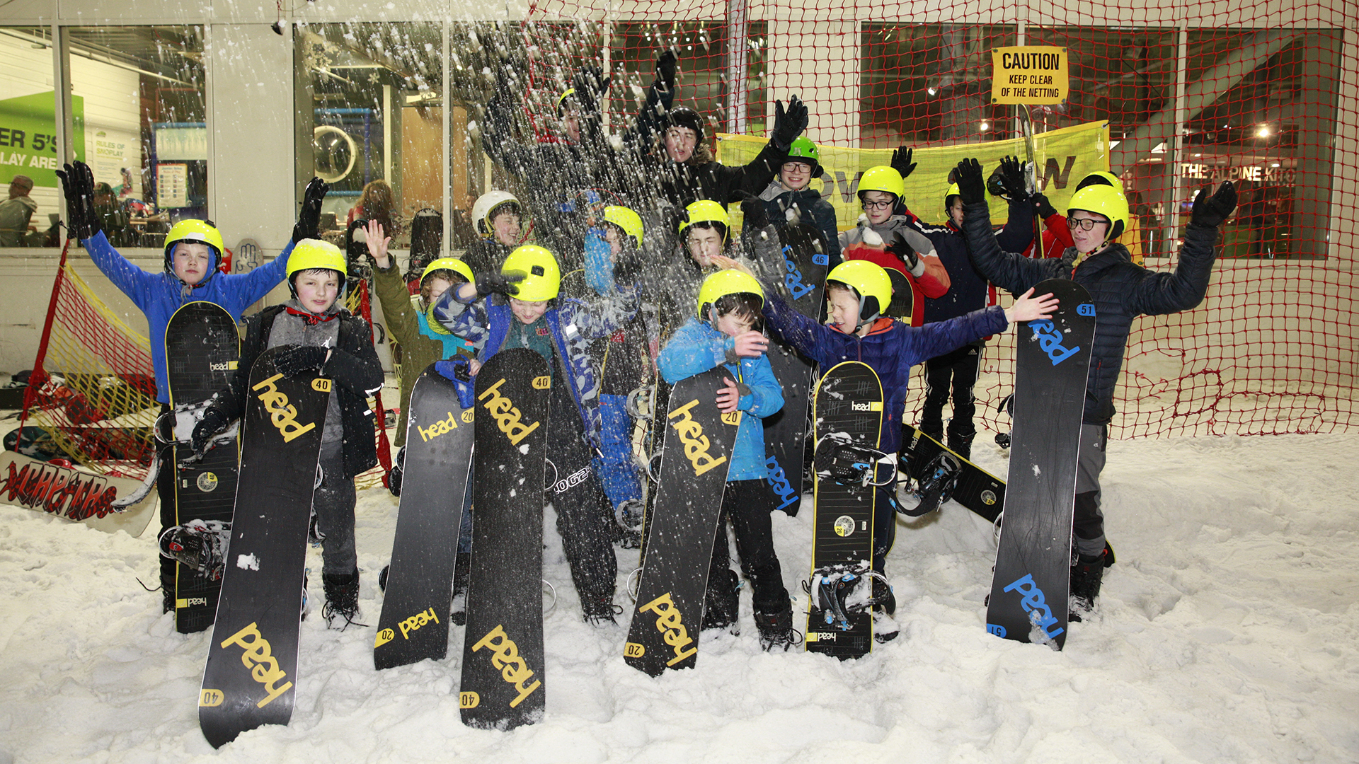Scouts go ice skating & snowboarding 2019